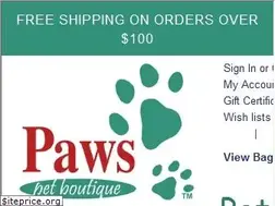 Sites similar to pawspetboutique.com