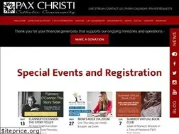 Sites similar to paxchristi.com