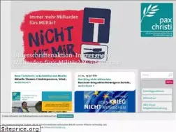 Sites similar to paxchristi.de