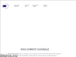 Sites similar to paxchristichorale.org