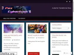 Sites similar to paxcybertron.com