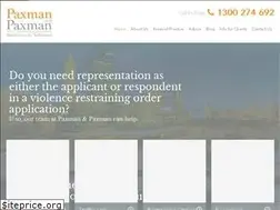 Sites similar to paxmanandpaxman.com.au