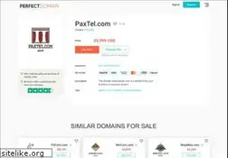 Sites similar to paxtel.com