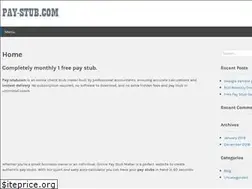 Sites similar to pay-stub.com