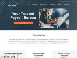 Sites similar to paycheck.co.uk