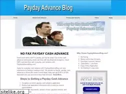 Sites similar to paydayadvanceblog.com