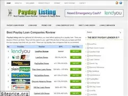 Sites similar to paydaylisting.com