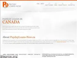 Sites similar to paydayloans-now.ca