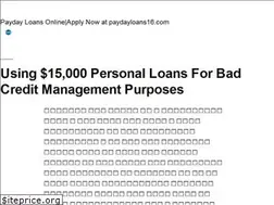 Sites similar to paydayloans16.com