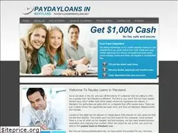 Sites similar to paydayloansinmaryland.net