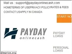 Sites similar to paydayonlinecash.com