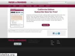 Sites similar to payersandproviders.com