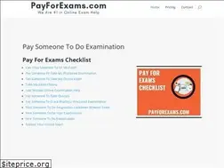 Sites similar to payforexams.com