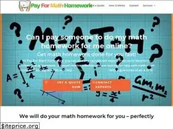 Sites similar to payformathhomework.com