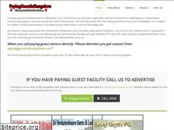 Sites similar to payingguestinbangalore.com