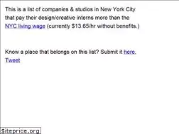 Sites similar to payinterns.nyc