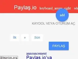Sites similar to paylas.io