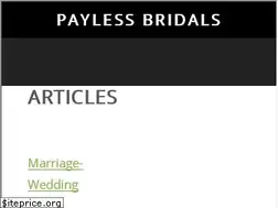 Sites similar to paylessbridals.com