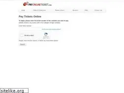 Sites similar to payonlineticket.com