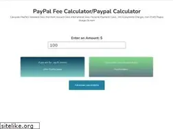 Sites similar to paypal-fee-calculator.com