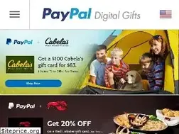 Sites similar to paypal-gifts.com