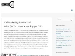 Sites similar to paypercallprograms.com