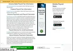 Sites similar to payrollarizona.net