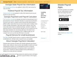 Sites similar to payrollgeorgia.com