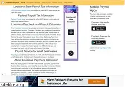 Sites similar to payrolllouisiana.net