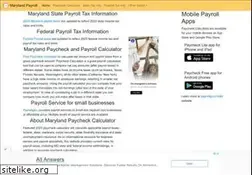 Sites similar to payrollmaryland.net