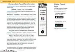 Sites similar to payrollmontana.com