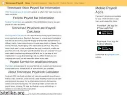 Sites similar to payrolltennessee.com