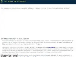 Sites similar to pays-europe.com