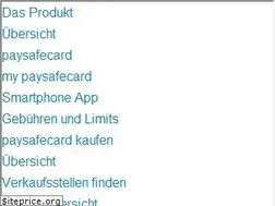 Sites similar to paysafecard.de