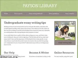 Sites similar to paysonlibrary.com