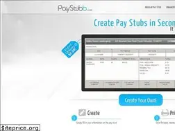 Sites similar to paystubb.com