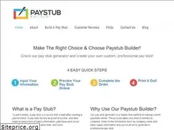 Sites similar to paystubbuilder.com