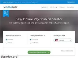Sites similar to paystubcreator.net