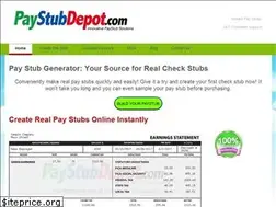 Sites similar to paystubdepot.com