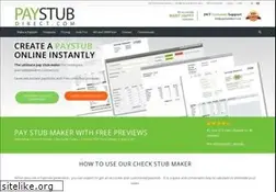 Sites similar to paystubdirect.com