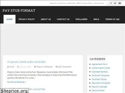 Sites similar to paystubformat.info