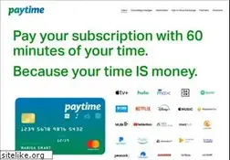 Sites similar to paytime.io
