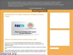 Sites similar to paytmekyc.blogspot.com