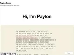 Sites similar to payton.codes