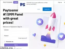 Sites similar to paytosmm.com