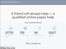 Sites similar to paytowritepaper.io