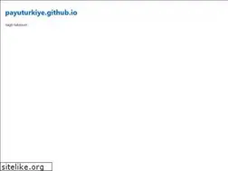 Sites similar to payuturkiye.github.io