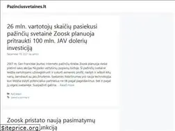 Sites similar to pazinciusvetaines.lt