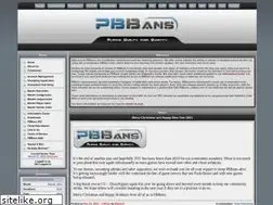 Sites similar to pbbans.com