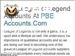 Sites similar to pbeaccounts.com